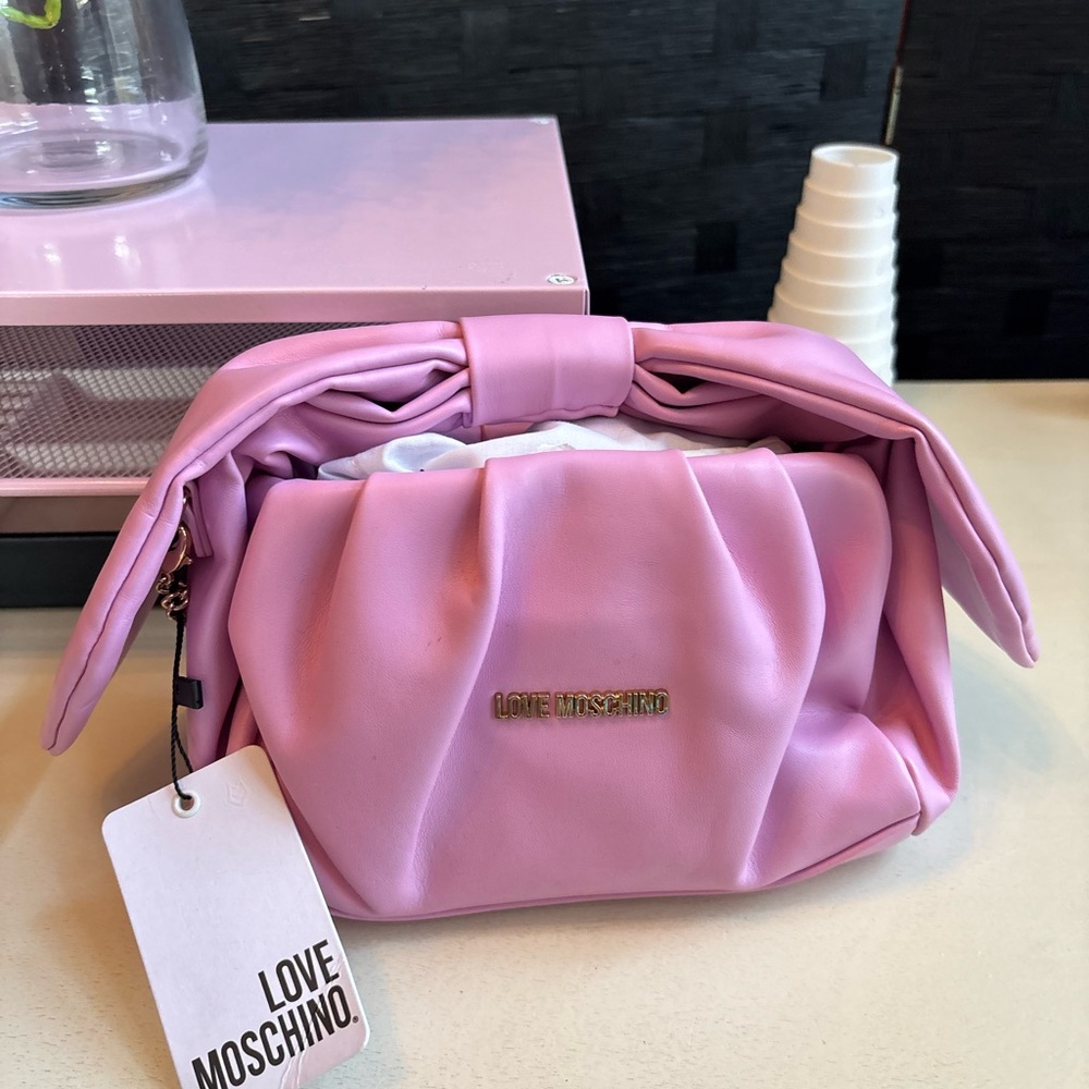 Love Moschino Light Pink Cosmetic Bag